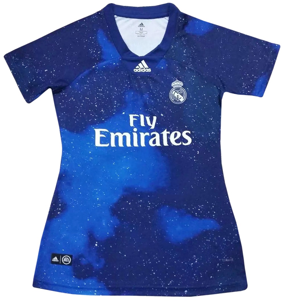 Camisa feminina oficial Adidas Real Madrid Edição FIFA 2019